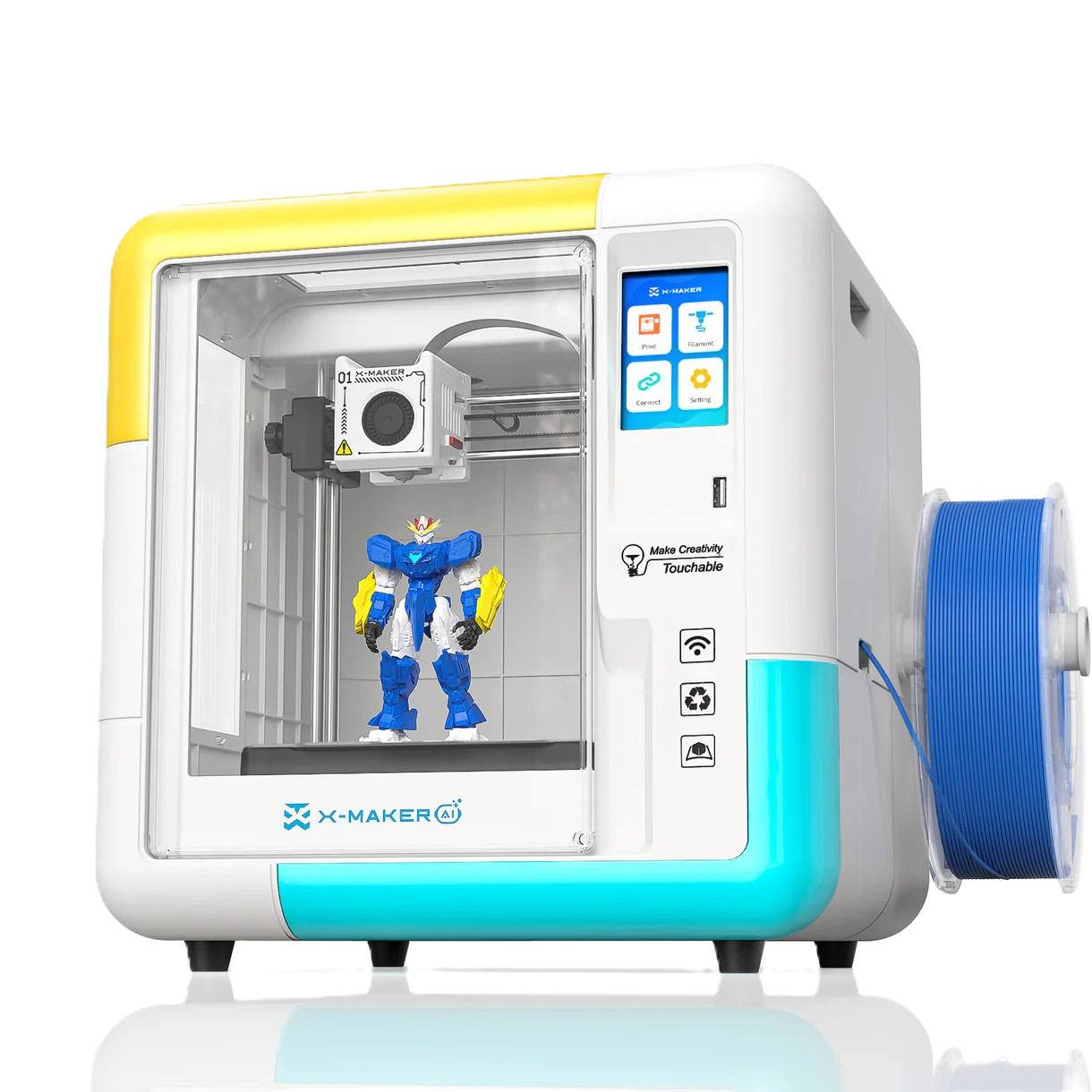 AOSEED X-MAKER-AI: Kid-Friendly 3D Printing Revolution